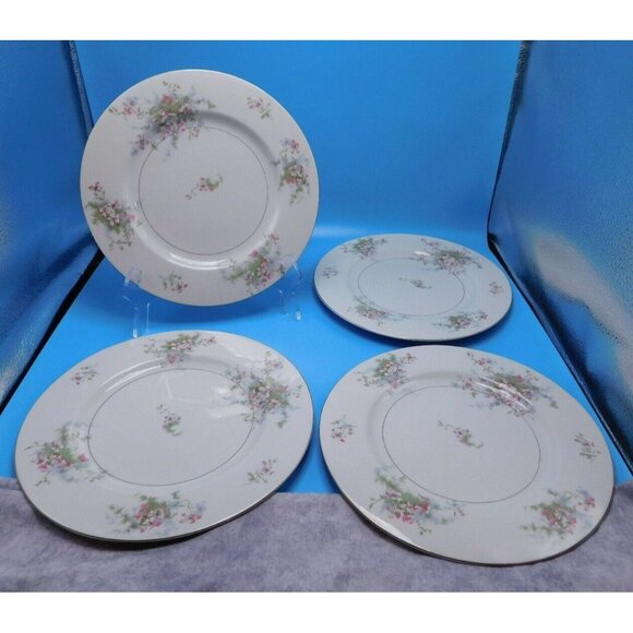Theodore Haviland Apple Blossom Plates Set of 4 – 10" Dinner China USA - Picture 4 of 8